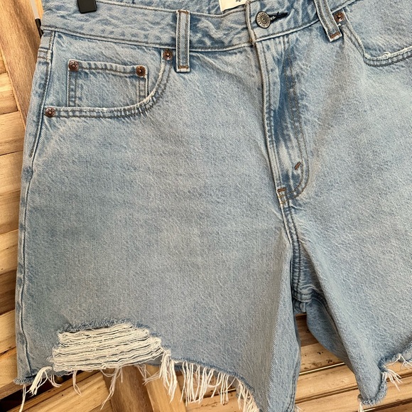 Abercrombie & Fitch Curve Love High Rise Loose Short SIZE 30 - Picture 7 of 9